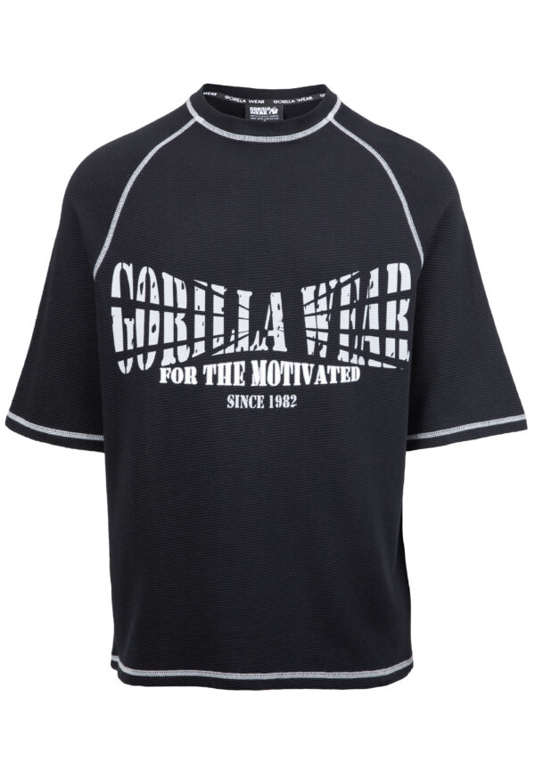 Finley Oversized T-Shirt - Black/Gray - Image 6