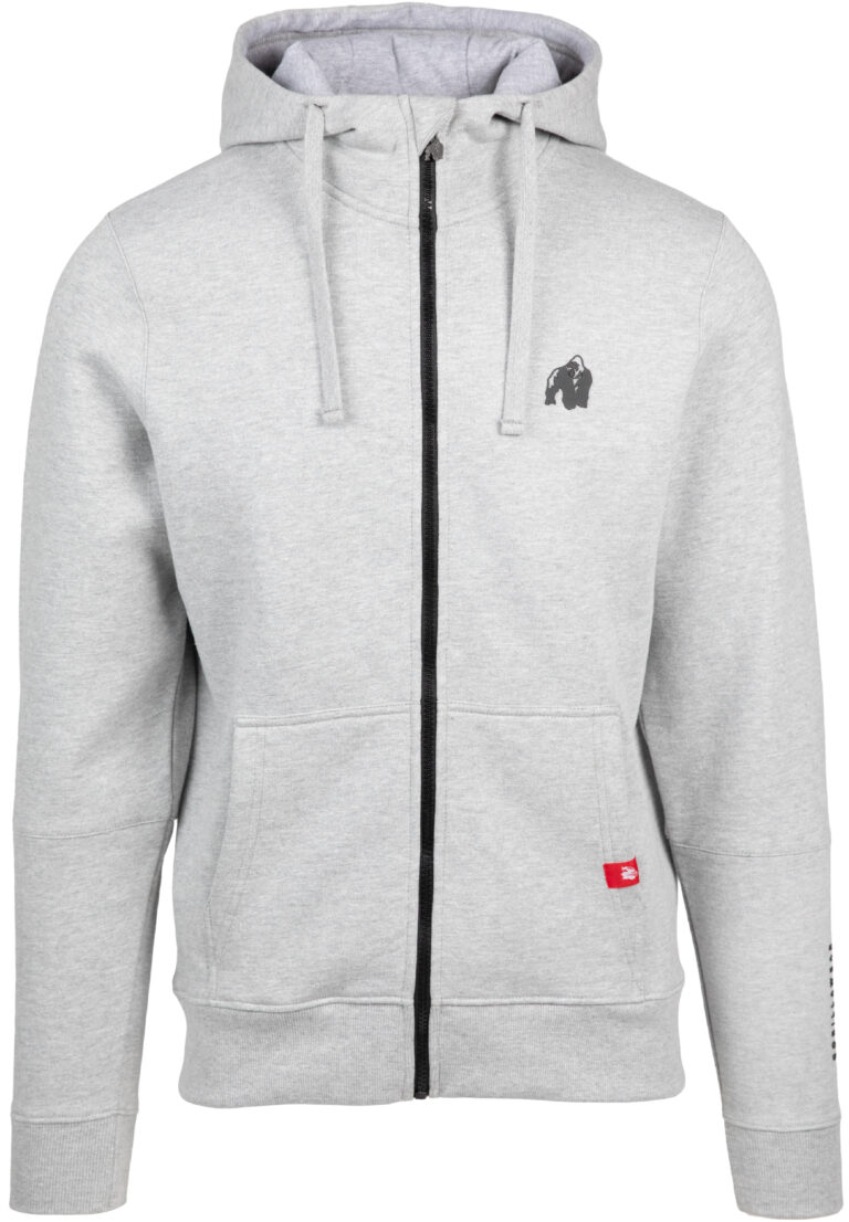 Leon Zipped Hoodie – Gray thumbnail 6