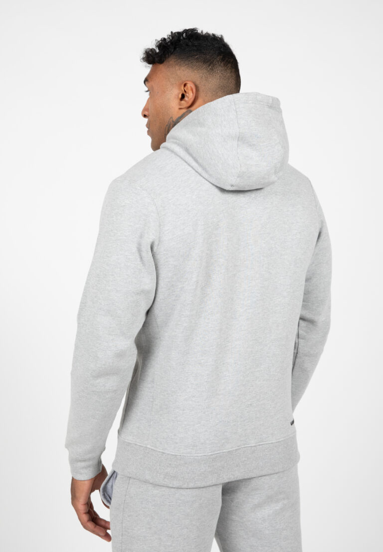 Leon Zipped Hoodie – Gray thumbnail 2