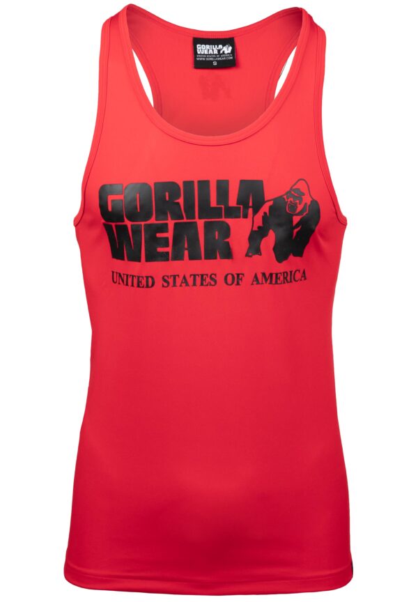Classic Training Tank Top - Red - Image 6