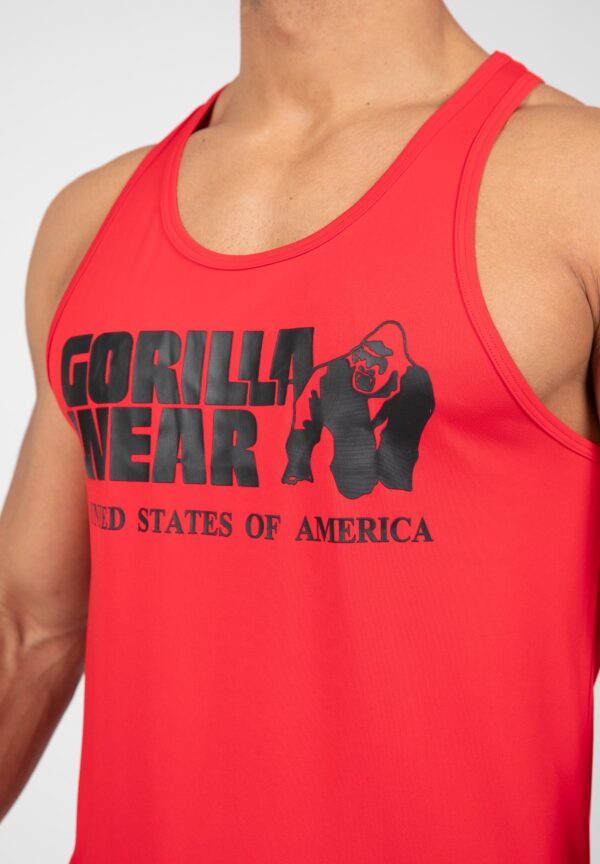 Classic Training Tank Top - Red - Image 4