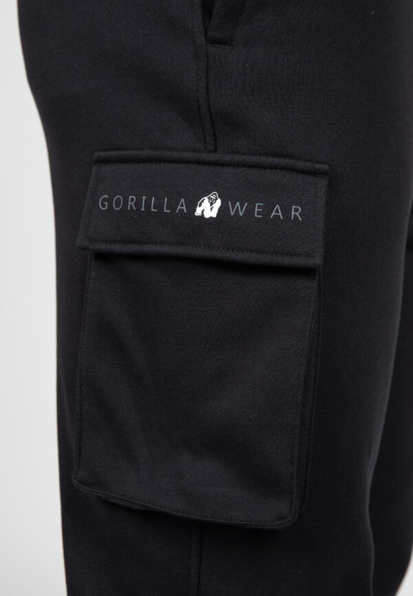Hundson Cargo Sweatpants - Black - Image 4