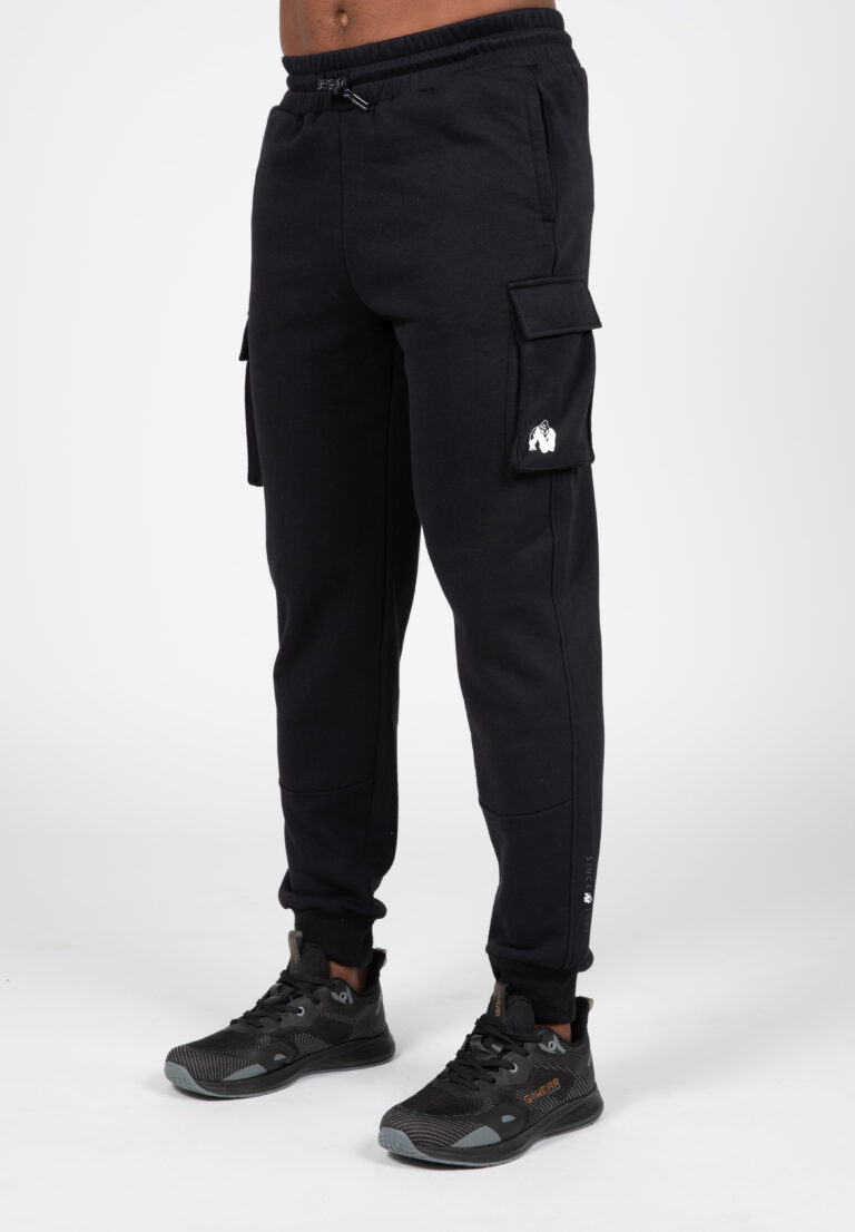 Hundson Cargo Sweatpants – Black