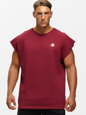 Bouse Cut Off Tank Top – Burgundy Bouse Cut Off Tank Top – Burgundy