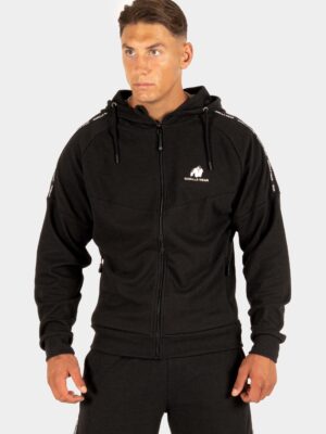 Harvey Hooded Track Jacket – Black Harvey Hooded Track Jacket – Black