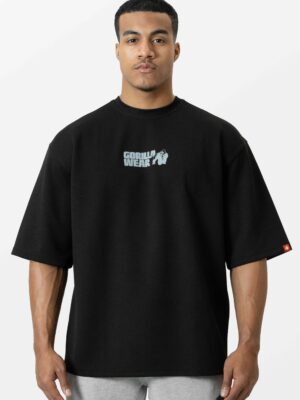 Idaho Oversized Waffle T-Shirt – Black Idaho Oversized Waffle T-Shirt – Black